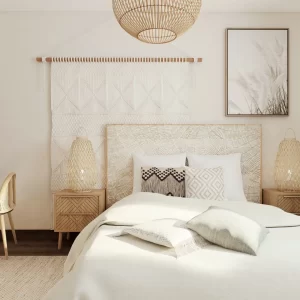 Chambre moderne avec style scandinave