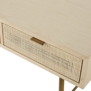 Table de bureau en bois clair
