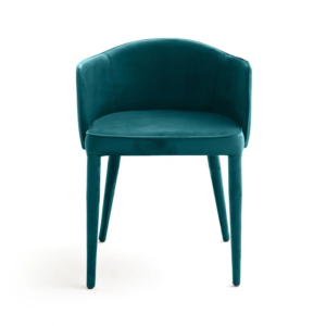 Chaise contemporaine en velours