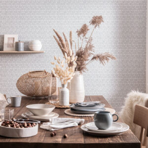 Vase en grès blanc H29