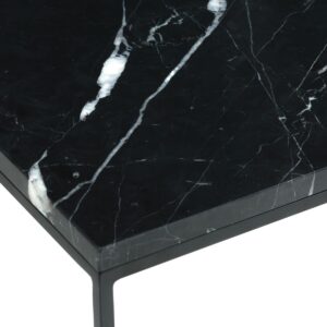 Table basse en marbre noir