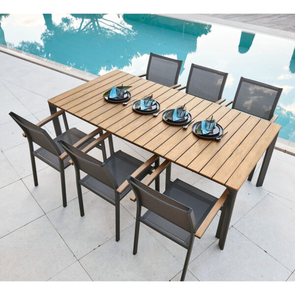 Table de jardin en bois