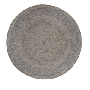 Tapis rond en gris - Tapis