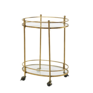 Table d'appoint dorée - Table d'appoint