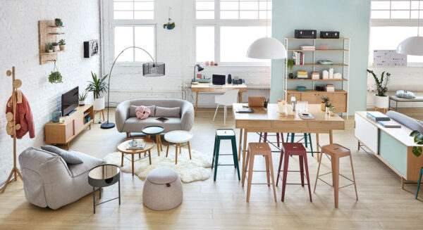 Mobilier contemporain - Espace de vie et bureau