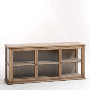 Meuble de rangement en bois clair
