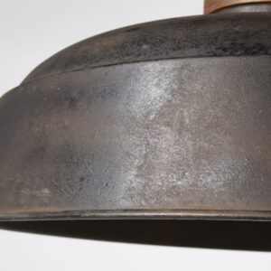 Suspension indus en métal effet vieilli et manguier