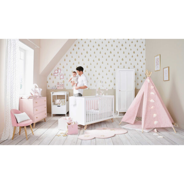 Chambre bébé avec style scandinave