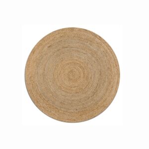 Tapis rond en jute