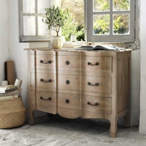 Commode en bois clair