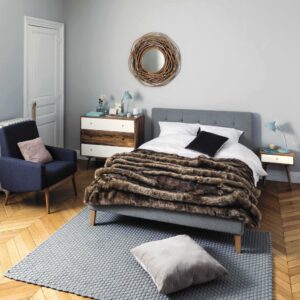 Chambre à coucher - Lit scandinave