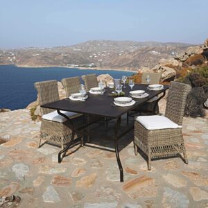 St Raphaël - Chaise de jardin en résine tressée