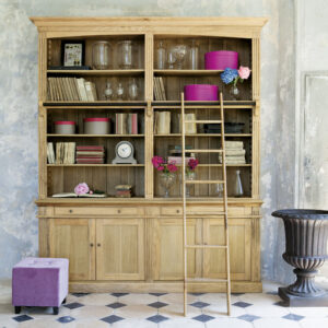 Bibliothèque Vintage avec Échelle