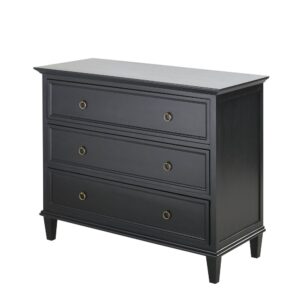 Cambronne - Commode 3 tiroirs noire L100