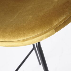 Chaise Contemporaine en Velours