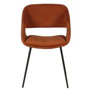 Chaise contemporaine en terracotta