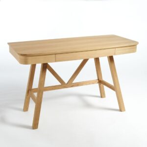 Table de bureau en bois clair