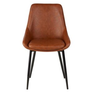 Chaise Vintage en simili cuir