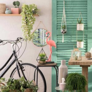 Décorations florales pour entrée et balcon