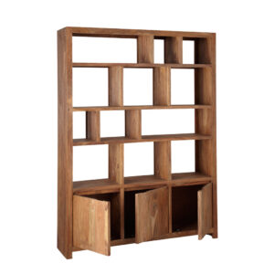 Bibliothèque Scandinave en Bois