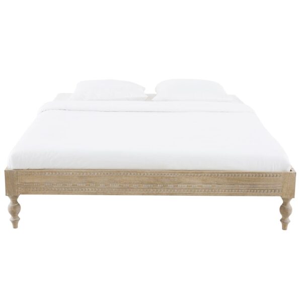 Lit en bois sculpté - Chambre adulte