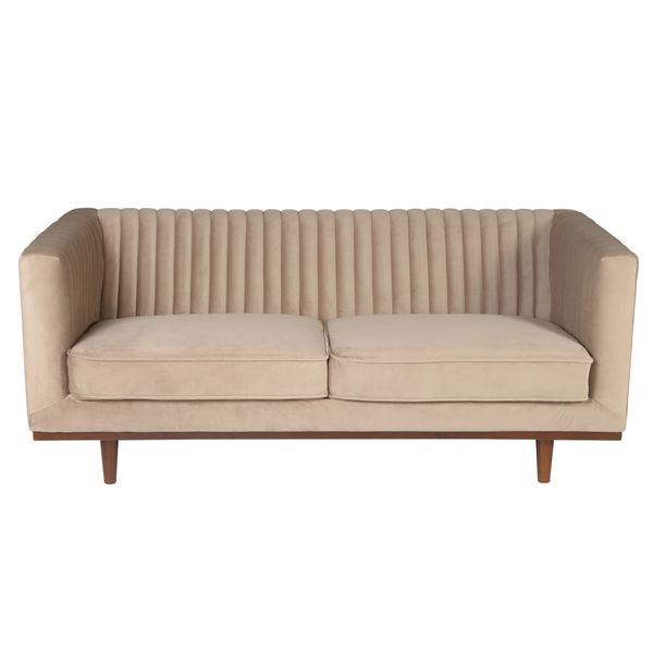 Canapé contemporain avec design vintage