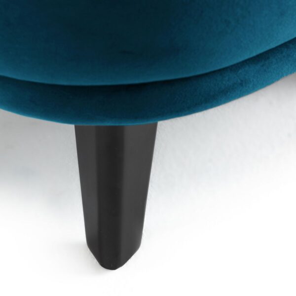 Pouf contemporain en velours
