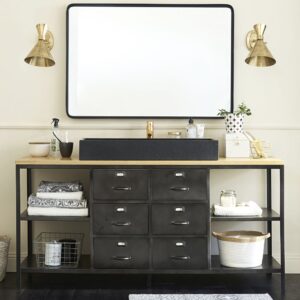 Meuble de salle de bain industriel