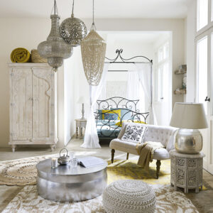 Mobilier de salon éclectique